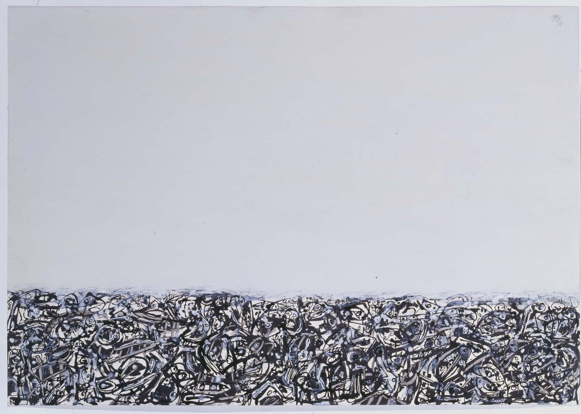 Antonio Saura. Multitud