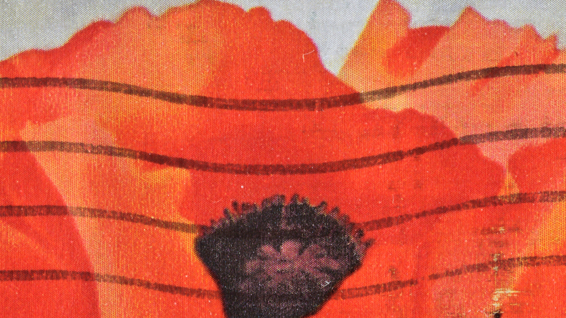 Georgia O'Keeffe Poppy Stamp