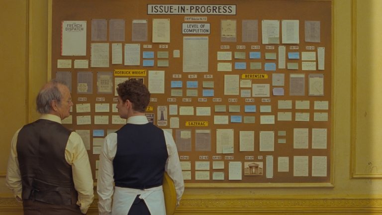 Escenificación de un periódico huérfano. “La crónica francesa”, Wes Anderson